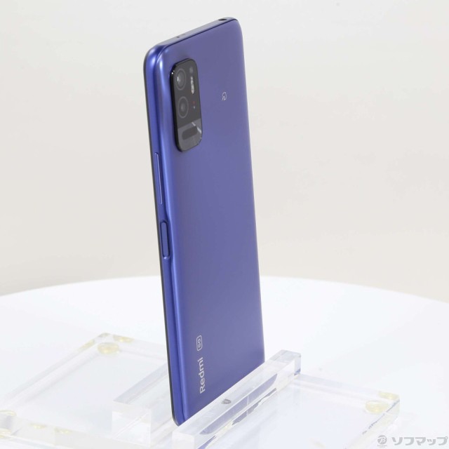 中古)Xiaomi Redmi Note 10T 64GB ナイトタイムブルー XMSAC1 SoftBank