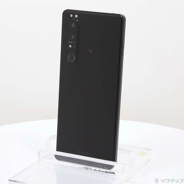 中古)SONY Xperia 1 III 256GB フロストブラック A101SO SoftBank