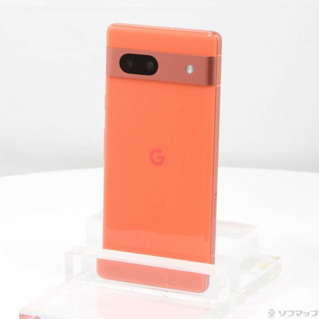 中古)GOOGLE Google Pixel 7a 128GB コーラル GA04438-JP SIMフリー