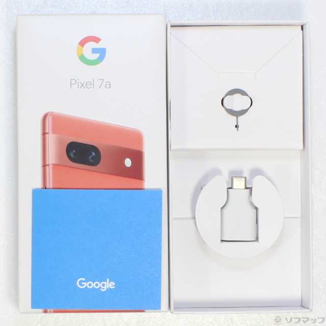 中古)GOOGLE Google Pixel 7a 128GB コーラル GA04438-JP SIMフリー