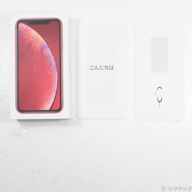 中古)Apple iPhoneXR 128GB プロダクトレッド MT0N2J/A SIMフリー(352