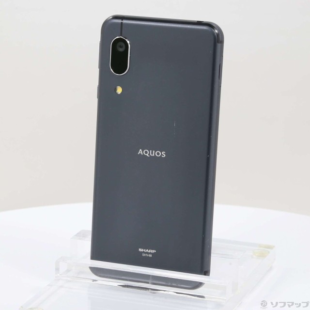 中古)SHARP AQUOS sense3 basic 32GB ブラック SHV48 auロック解除SIM