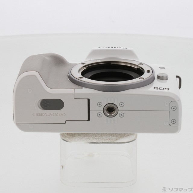 中古)Canon EOS Kiss M ダブルレンズキット ホワイト(368-ud)の通販は