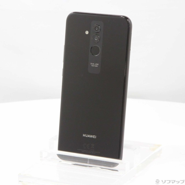 中古)HUAWEI Mate 20 lite 64GB ブラック SNE-LX2 SIMフリー(348-ud)の