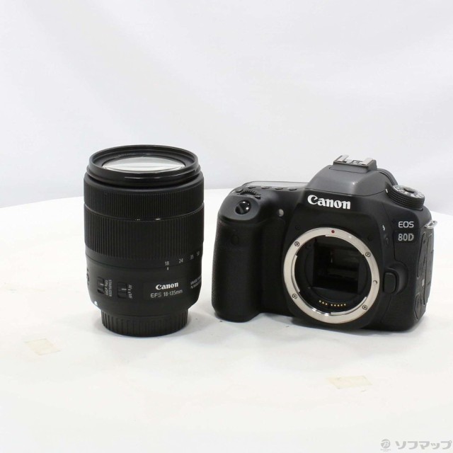 中古)Canon EOS 80D EF-S18-135 IS USM レンズキット(295-ud)