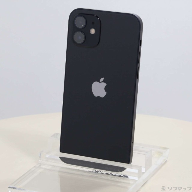 中古)Apple iPhone12 64GB ブラック MGHN3J/A SIMフリー(262-ud)の通販