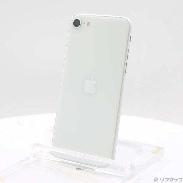 スマートフォン本体アップル iPhoneSE 第2世代 64GB ホワイト au SIMフリー