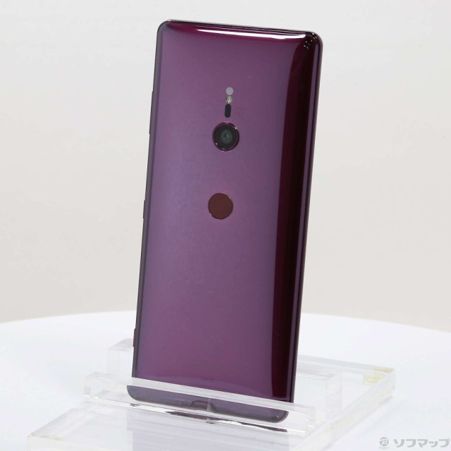 中古)SONY Xperia XZ3 64GB ボルドーレッド SOV39 auロック解除SIM