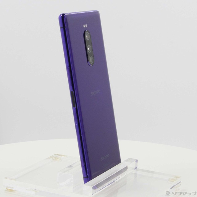 セールショップ Xperia 1 Purple 64GB SO-03L Simフリー ドコモ 紫 ...