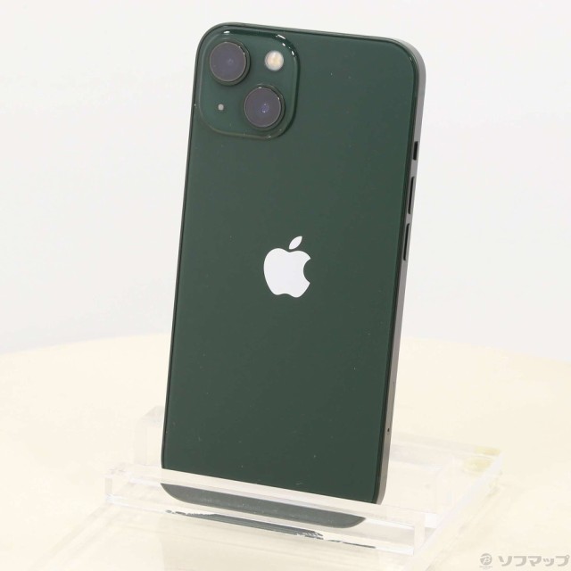 中古)Apple iPhone13 128GB グリーン MNGG3J/A SIMフリー(276-ud)の