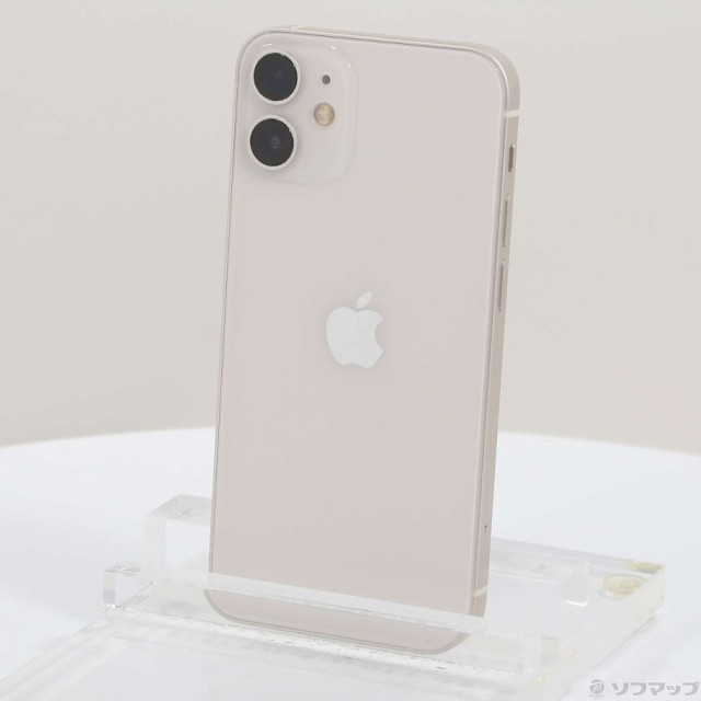 中古)Apple iPhone12 mini 128GB ホワイト MGDM3J/A SIMフリー(352-ud