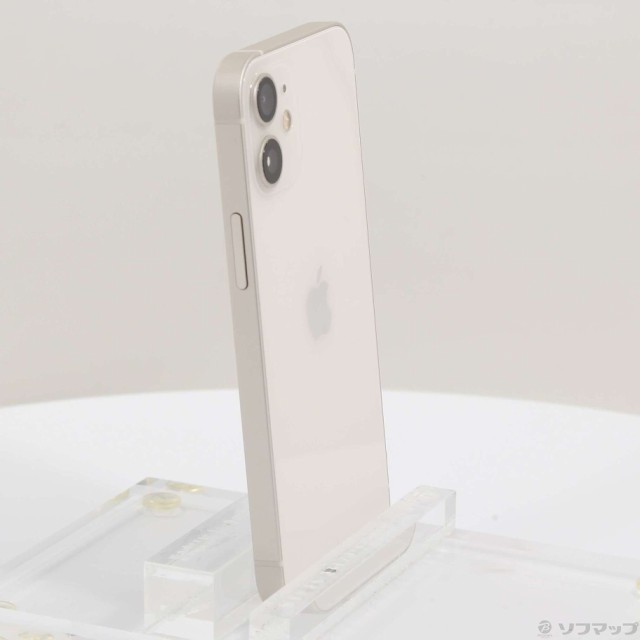 中古)Apple iPhone12 mini 128GB ホワイト MGDM3J/A SIMフリー(352-ud