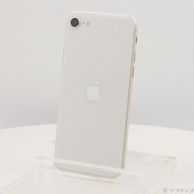 中古)Apple iPhone SE 第3世代 64GB スターライト MMYD3J/A SIMフリー