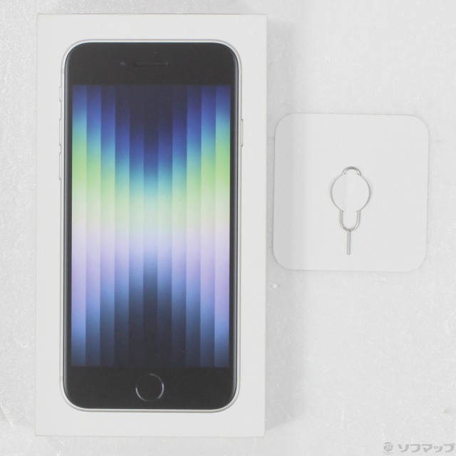 アップル iPhoneSE 第3世代 64GB スターライト simフリー