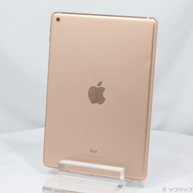 中古)Apple iPad 第6世代 32GB ゴールド MRJN2LL/A Wi-Fi(384-ud)の