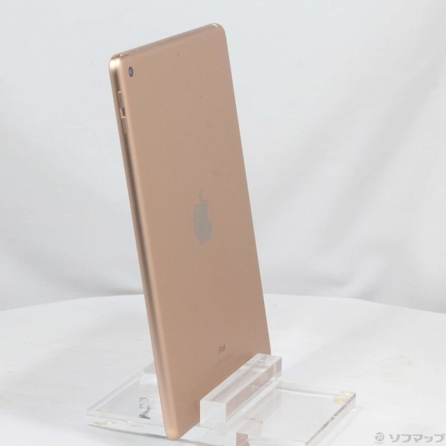 中古)Apple iPad 第6世代 32GB ゴールド MRJN2LL/A Wi-Fi(384-ud)の