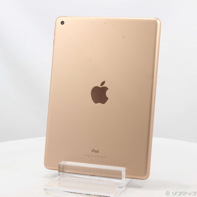 中古)Apple iPad 第6世代 32GB ゴールド MRJN2LL/A Wi-Fi(381-ud)の