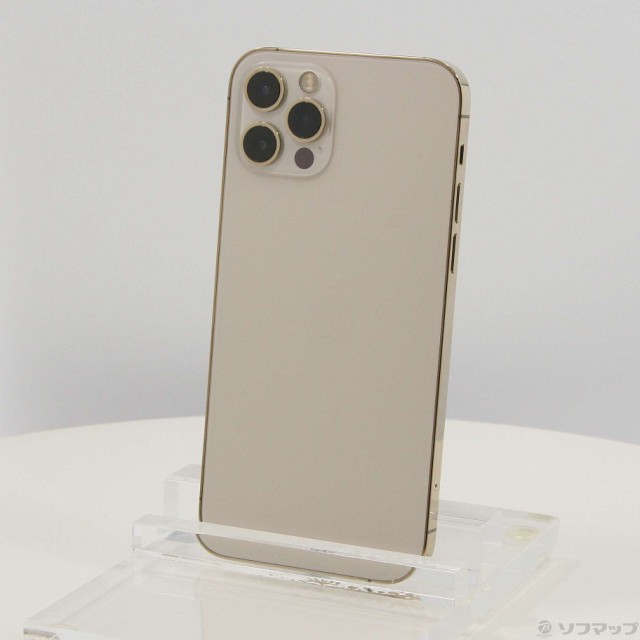 中古)Apple iPhone12 Pro 256GB ゴールド MGMC3J/A SIMフリー(258-ud