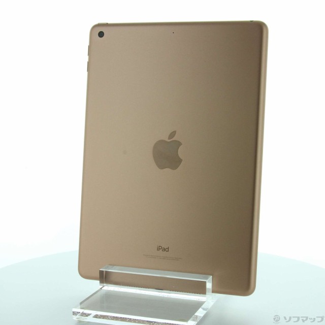 中古)Apple iPad 第6世代 128GB ゴールド MRJP2LL/A Wi-Fi(368-ud)の