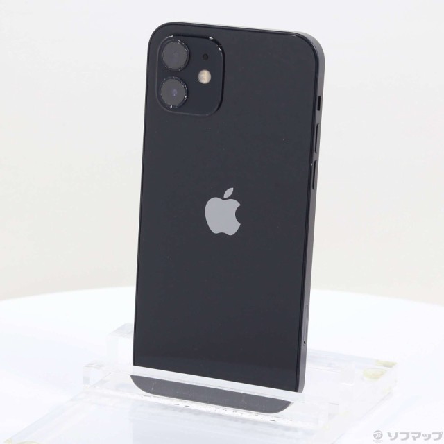 中古)Apple iPhone12 128GB ブラック NGHU3J/A SIMフリー(251-ud)の