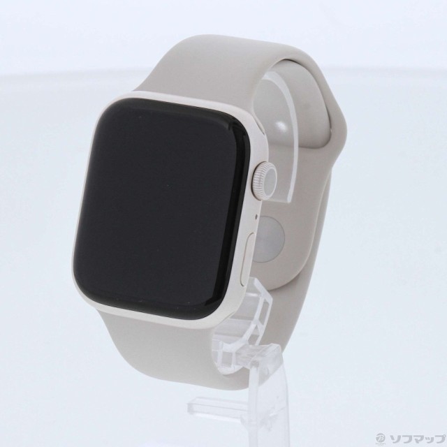 中古)Apple Apple Watch Series 7 GPS 45mm スターライトアルミニウム