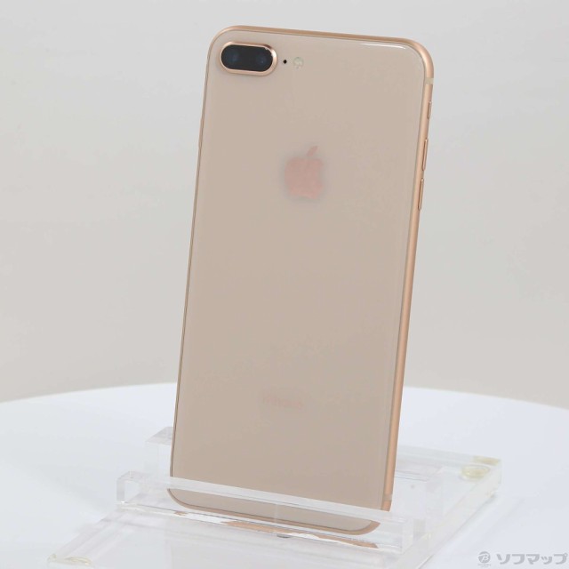 中古)Apple iPhone8 Plus 64GB ゴールド MQ9M2J/A SIMフリー(262-ud)の