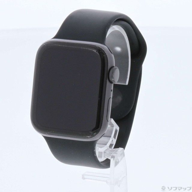 (中古)Apple Apple Watch SE 第1世代 GPS 44mm スペースグレイアルミニウムケース  ブラックスポーツバンド(348-ud)｜au PAY マーケット