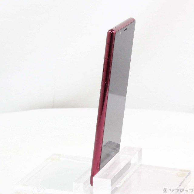 中古)SONY Xperia 5 64GB レッド SO-01M docomoロック解除SIMフリー