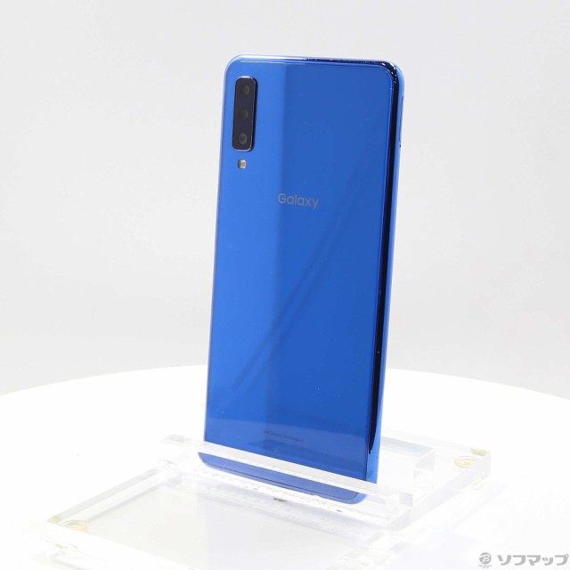 中古)SAMSUNG GALAXY A7 楽天版 64GB ブルー SM-A750C SIMフリー(377 ...