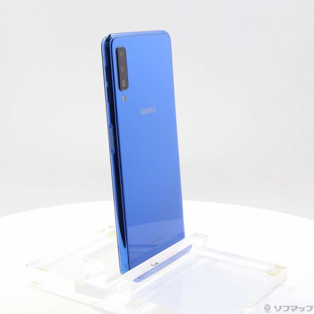 中古)SAMSUNG GALAXY A7 楽天版 64GB ブルー SM-A750C SIMフリー(377