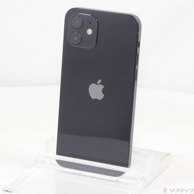 (中古)Apple iPhone12 64GB ブラック MGHN3J/A SIMフリー(198-ud)｜au PAY マーケット