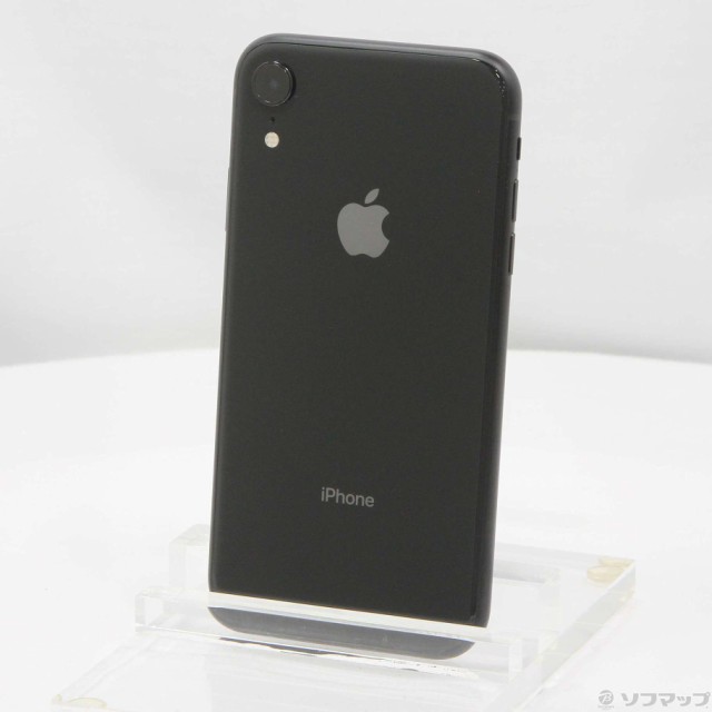 Apple(アップル) iPhoneXR 64GB ブラック MT002J／A SIMフリー 【344-ud】-