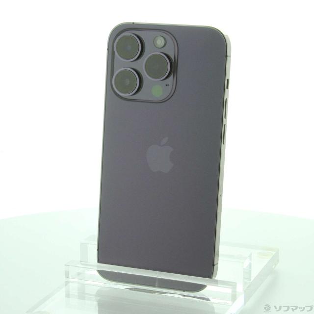 中古)Apple iPhone14 Pro 256GB ディープパープル MQ1E3J/A SIMフリー 