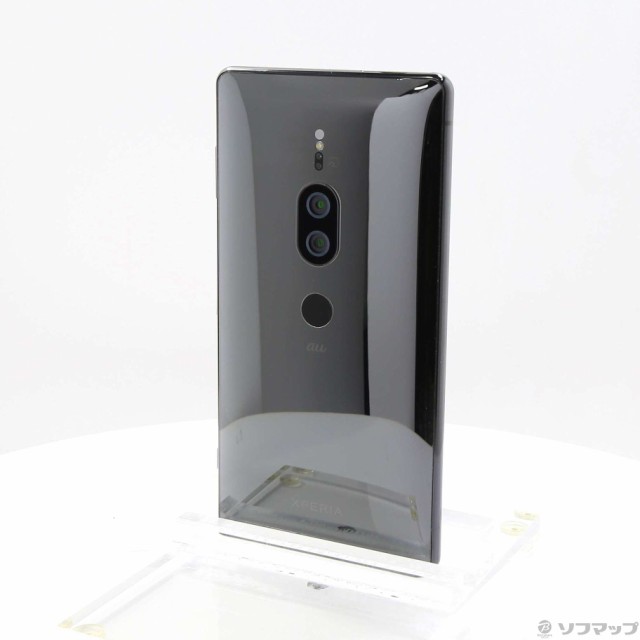 中古)SONY Xperia XZ2 Premium 64GB クロムブラック SOV38 auロック