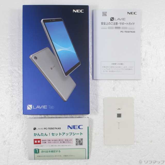 中古)NEC LaVie Tab E TE507/KAS 32GB シルバー PC-TE507KAS Wi-Fi(258