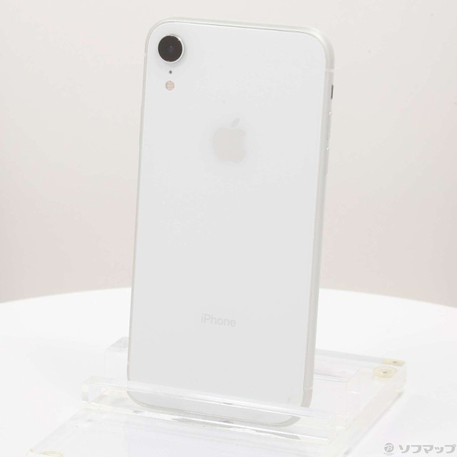 中古)Apple iPhoneXR 128GB ホワイト NT0J2J/A SIMフリー(349-ud)の