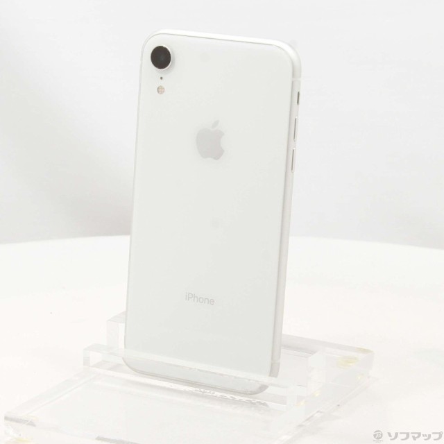 中古)Apple iPhoneXR 128GB ホワイト MT0J2J/A SIMフリー(262-ud)の