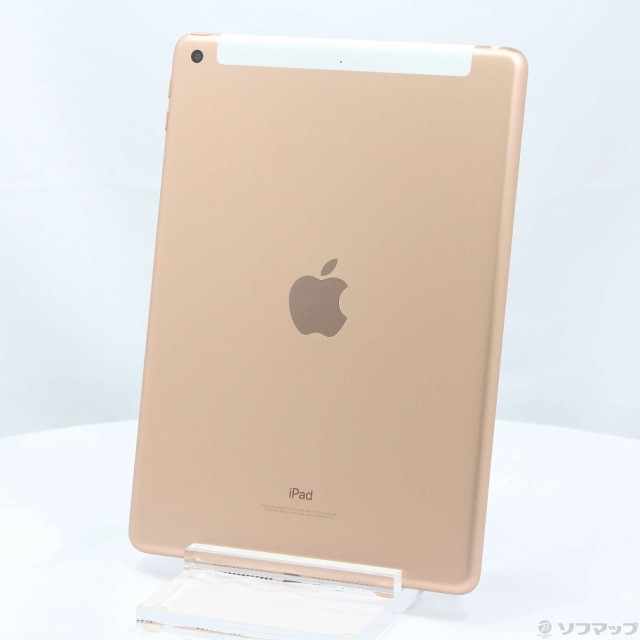 中古)Apple iPad 第6世代 32GB ゴールド MRM02J A docomoロック解除SIM