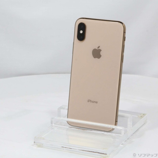 中古)Apple iPhoneXS 256GB ゴールド MTE22J/A SIMフリー(251-ud) 携帯電話本体