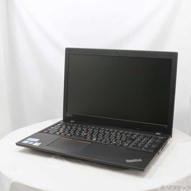 (中古)Lenovo 格安安心パソコン ThinkPad L580 20LW002SJP ブラック (Windows 10)(368-ud)