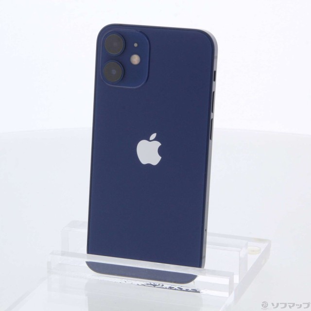 中古)Apple iPhone12 mini 64GB ブルー MGAP3J/A SIMフリー(297-ud)の