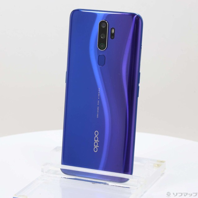 中古)OPPO OPPO A5 2020 64GB ブルー CPH1943BL SIMフリー(349-ud)の