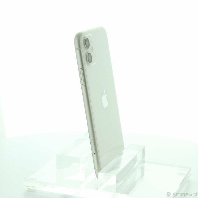 中古)Apple iPhone11 128GB ホワイト MWM22J/A SIMフリー(381-ud)の