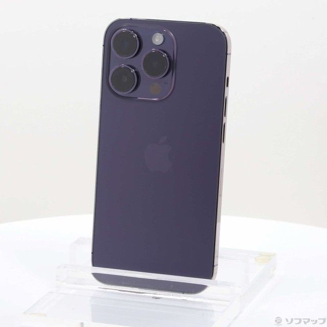 中古)Apple iPhone14 Pro 512GB ディープパープル MQ283J/A SIMフリー