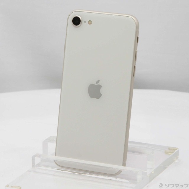 中古)Apple iPhone SE 第3世代 64GB スターライト MMYD3J/A SIMフリー