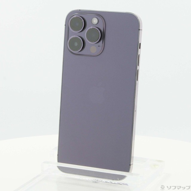 (中古)Apple iPhone14 Pro Max 512GB ディープパープル MQ9J3J/A SIMフリー(269-ud)の通販は 177,780円