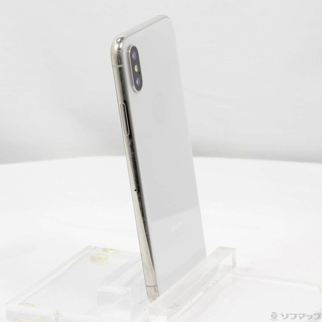 中古)Apple iPhoneX 64GB シルバー NQAY2J/A SoftBank(344-ud)の通販は