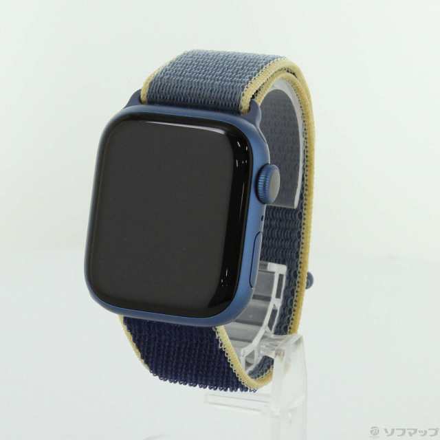 中古)Apple Apple Watch Series 7 GPS 41mm ブルーアルミニウムケース