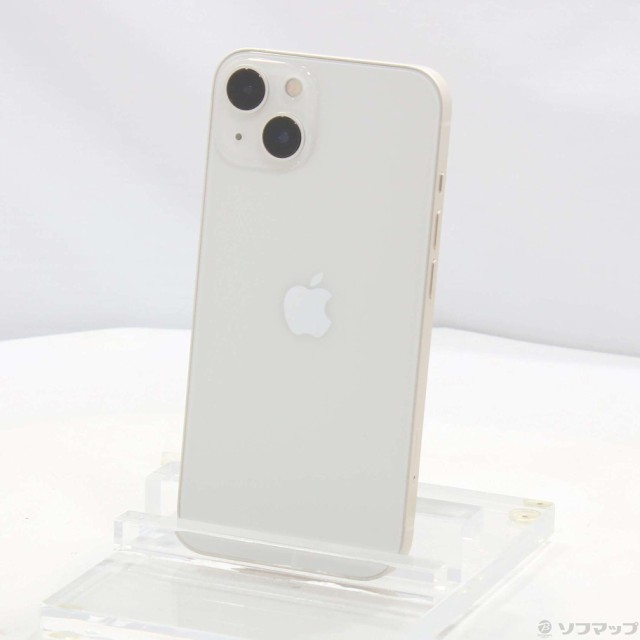 中古)Apple iPhone13 128GB スターライト MLND3J/A SIMフリー(368-ud