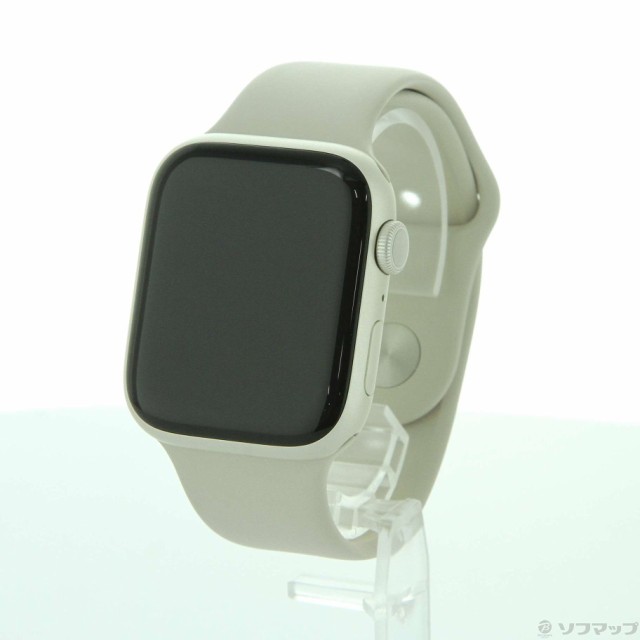 中古)Apple Apple Watch Series 7 GPS 45mm スターライトアルミニウム